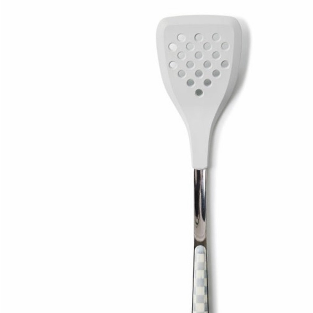 NWT MacKenzie-Childs White and Silver Spatula, sterling check, SOLD OUT online